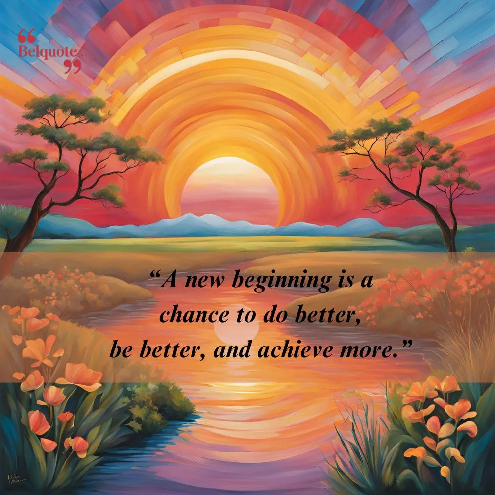 A New Beginning Is A Chance To Do Better