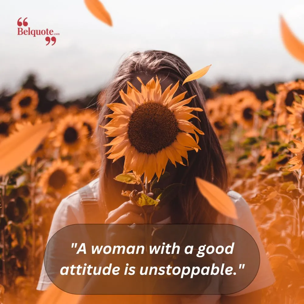 A Woman With A Good Attitude