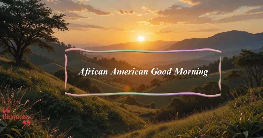 African American Good Morning