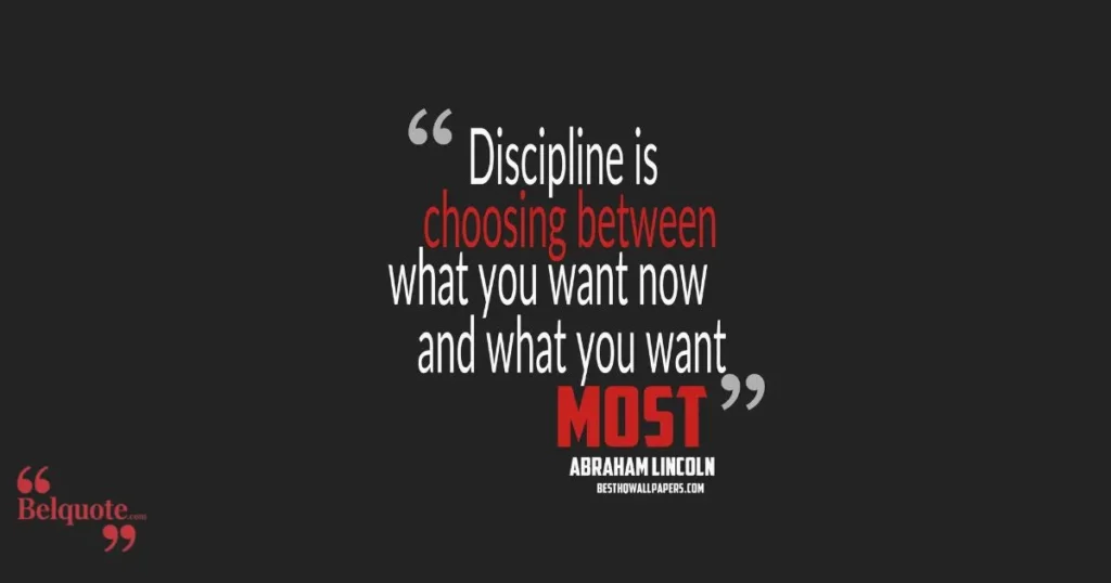 Famous Quotes On Discipline