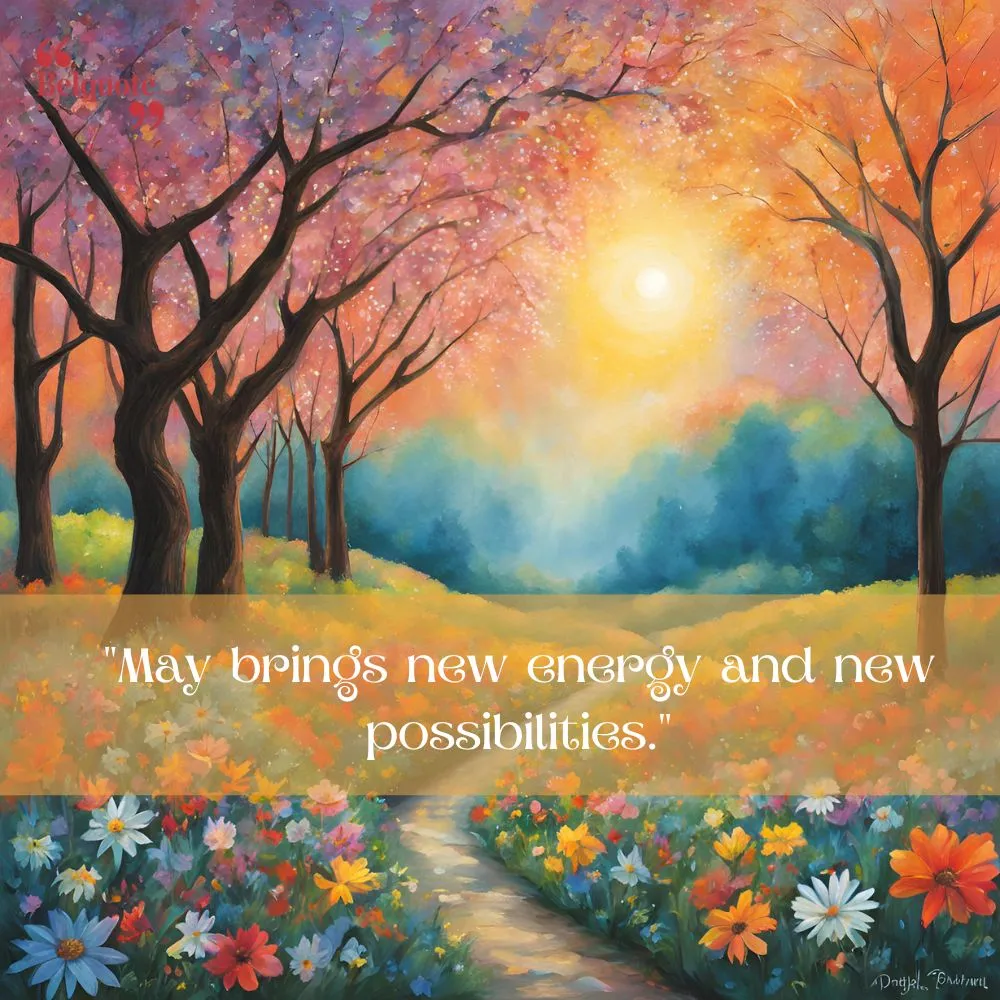 May Brings New Energy And New Possibilities