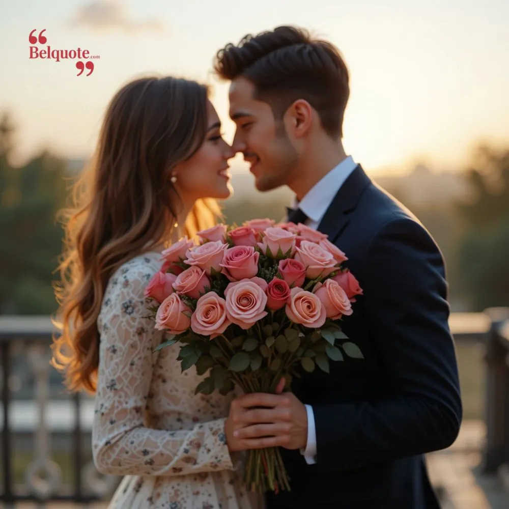 Using A Bouquet Of Roses In Your Proposal