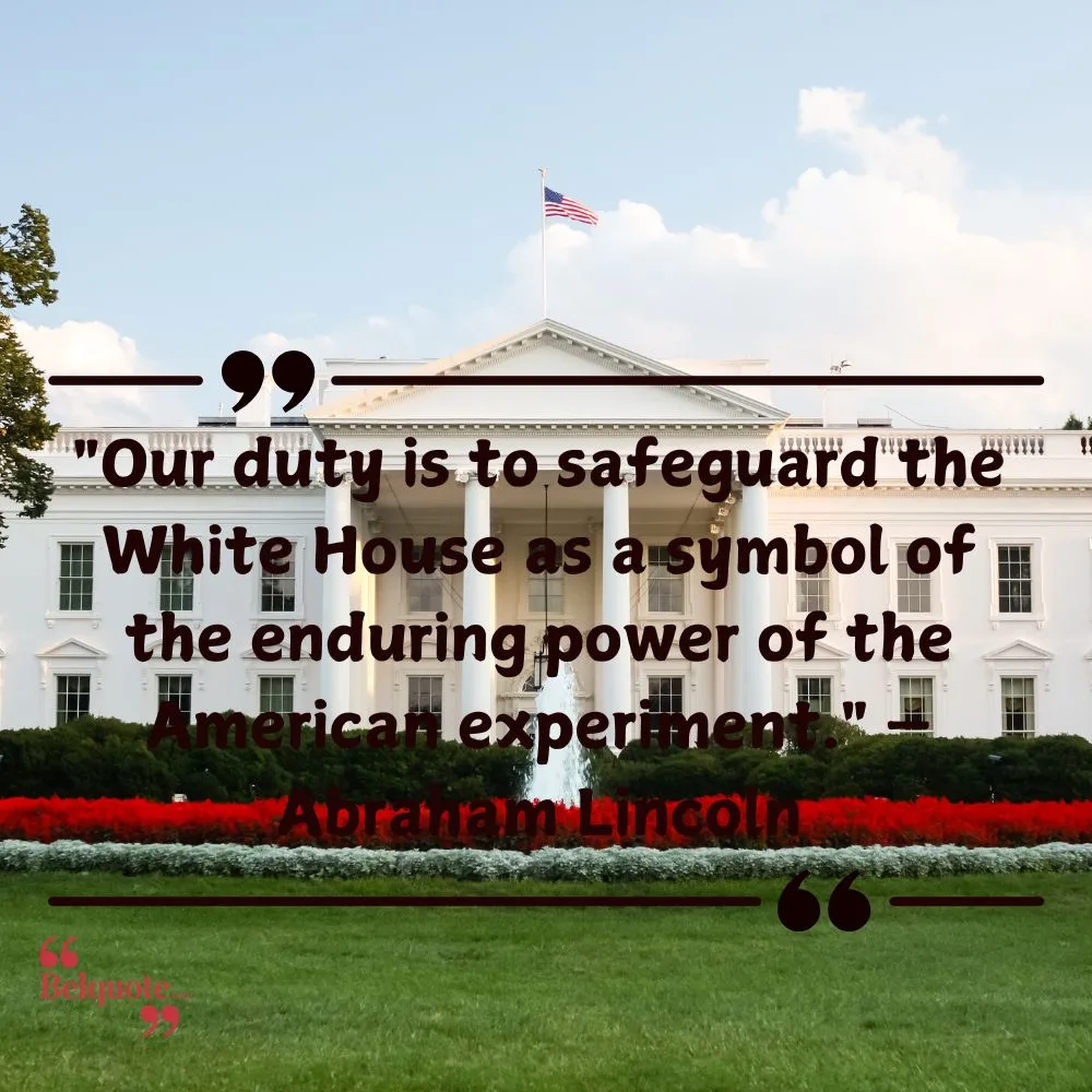 White House As A Symbol Of The Enduring Power