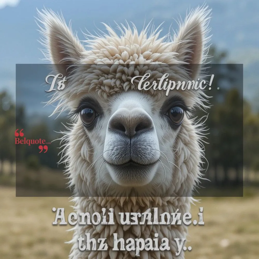 Funny Alpaca Captions For Instagram