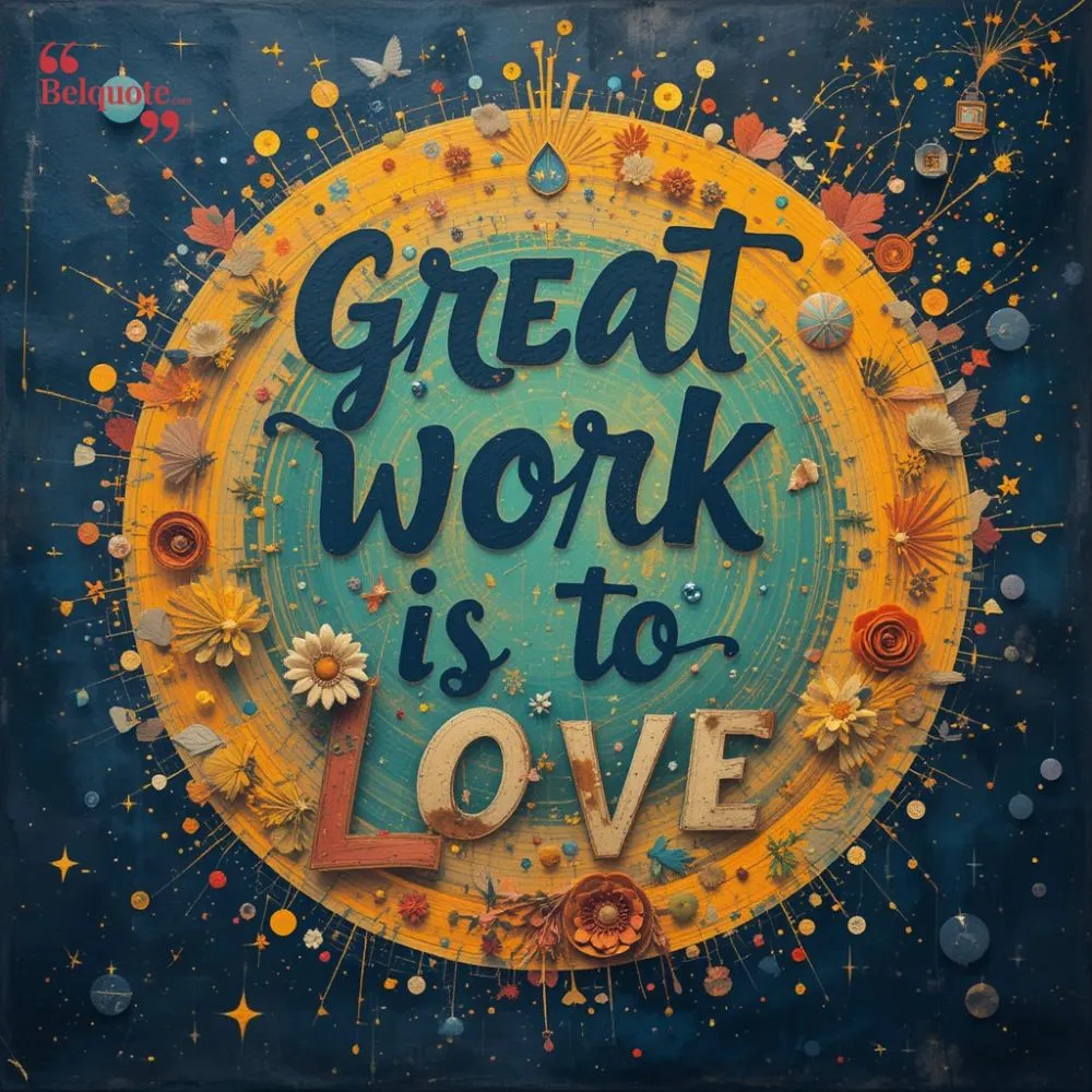 Great Work Is To Love