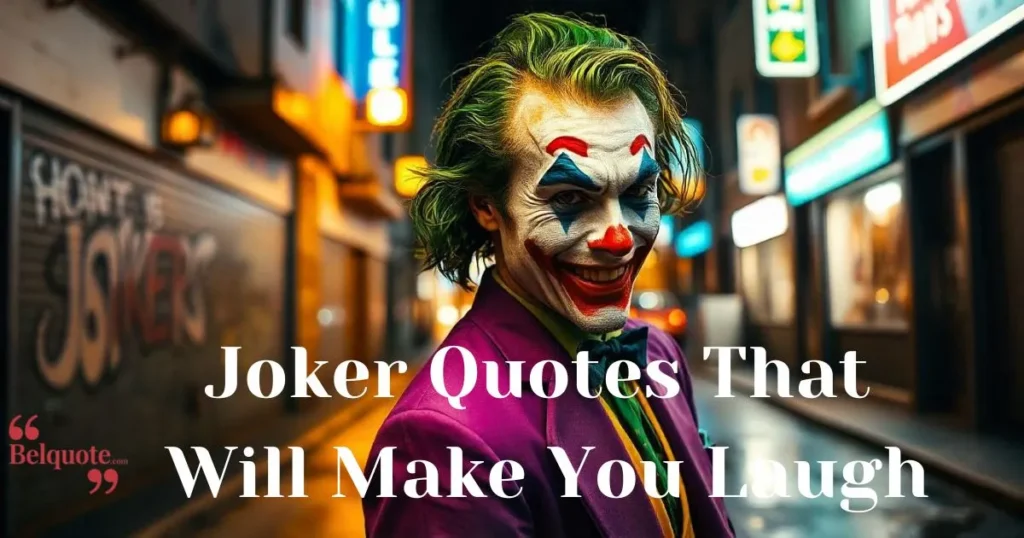 Joker Quotes That Will Make You Laugh