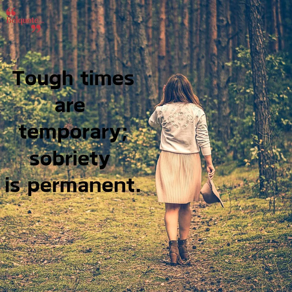 Sobriety Is Permanent