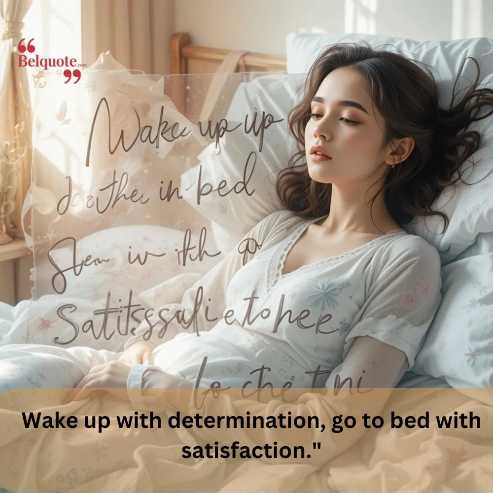 Wake Up With Determination